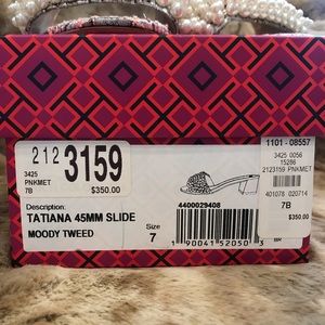TORY BURCH heels brand new in a box with tags